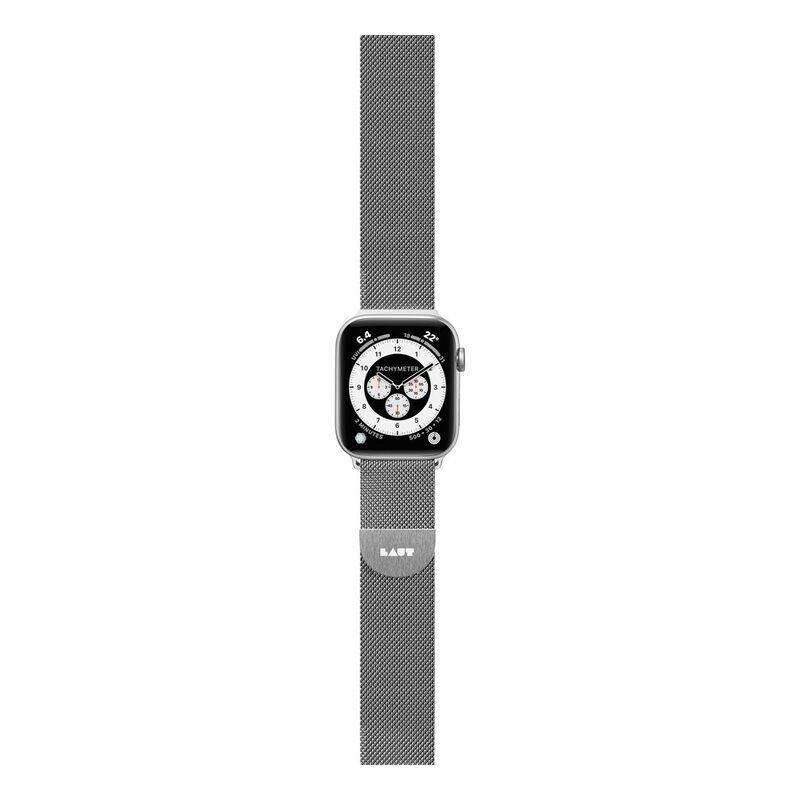 LAUT Steel Loop Band For Apple Watch 45/44/42Mm Silver, , large image number 3