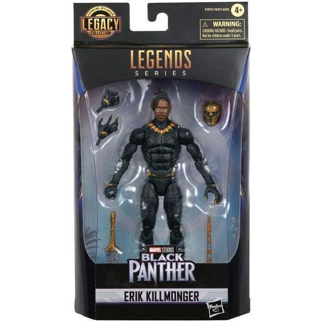 Hasbro Legends Series Legacy Collection Black Panther Erikl Killmonger Action Figure, , large image number 3