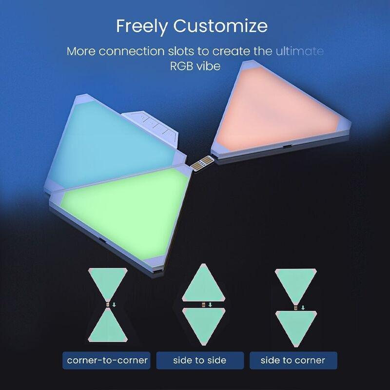 Lifesmart Cololight RGB Triangle Light Extension (Pack of 3), , large image number 1