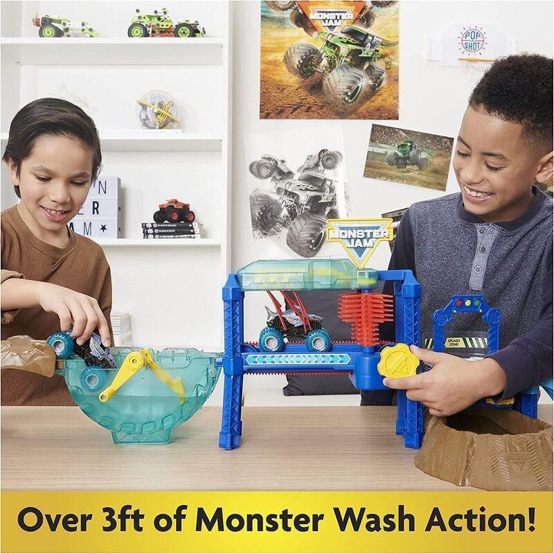 Monster Jam 164 Megalodon Monster Wash Playset, , large image number 1