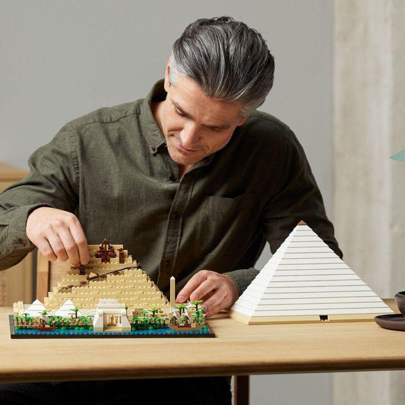 LEGO Architecture Great Pyramid of Giza Building Kit 21058 (1,476 Pieces), , large image number 1