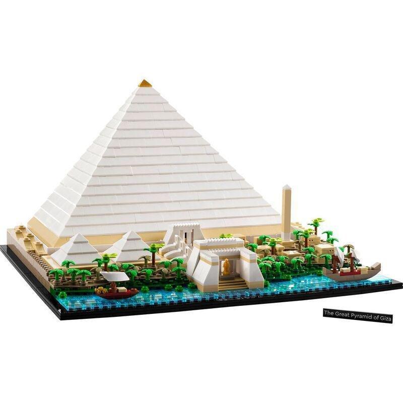 LEGO Architecture Great Pyramid of Giza Building Kit 21058 (1,476 Pieces), , large image number 4