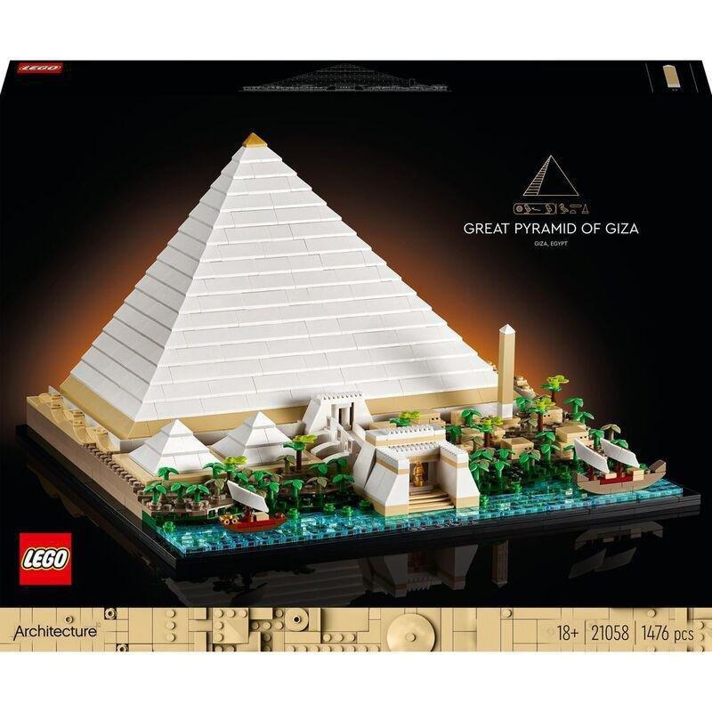 LEGO Architecture Great Pyramid of Giza Building Kit 21058 (1,476 Pieces), , large image number 5