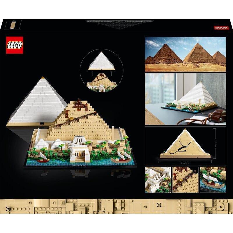 LEGO Architecture Great Pyramid of Giza Building Kit 21058 (1,476 Pieces), , large image number 6