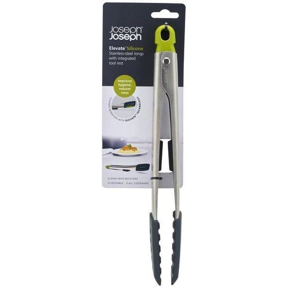 Joseph Joseph Elevate Stainless Steel Tongs Grey&Green, , large image number 0