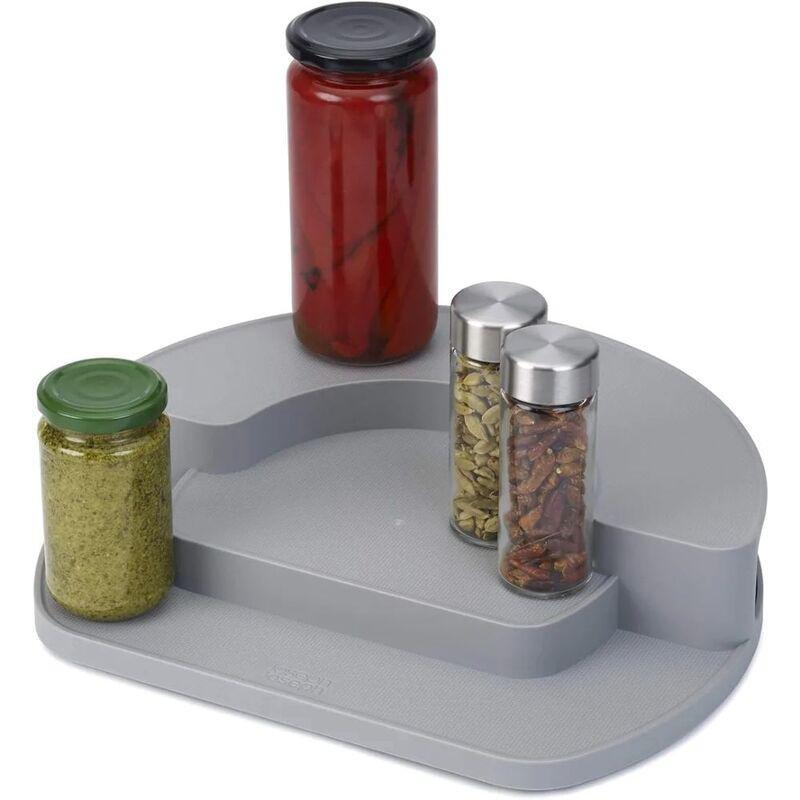 Joseph Joseph Cupboardstore Rotating Organiser Grey, , large image number 0