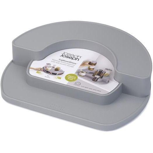 Joseph Joseph Cupboardstore Rotating Organiser Grey, , large image number 1
