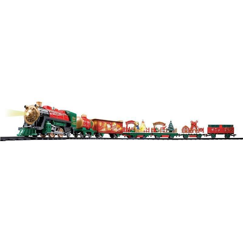 Eztec Santa Express Light-Up Christmas Train Set, , large image number 2