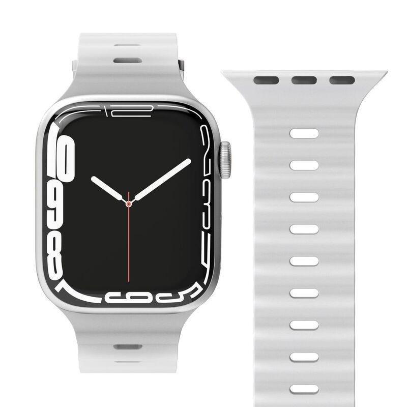 VONMAHLEN Wave Band Case 1 Band One Light Gray (For Apple Watch 38 mm / 40 mm / 41 mm), , medium