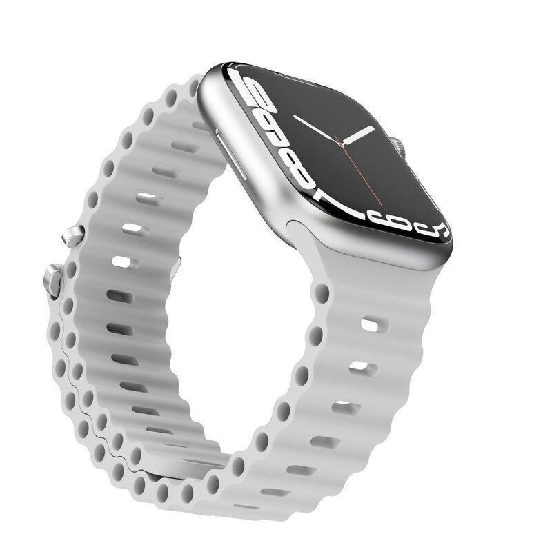 VONMAHLEN Wave Band Case 1 Band One Light Gray (For Apple Watch 38 mm / 40 mm / 41 mm), , large image number 1