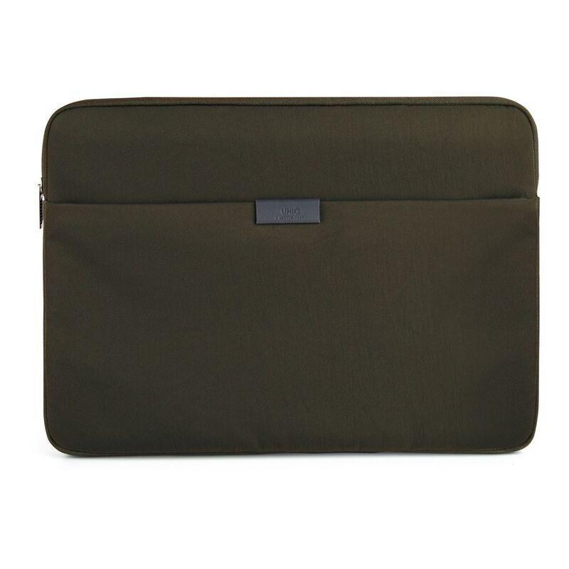 Uniq Bergen Protective Nylon Laptop Sleeve up to 14-Inch - Olive Green, , large image number 0