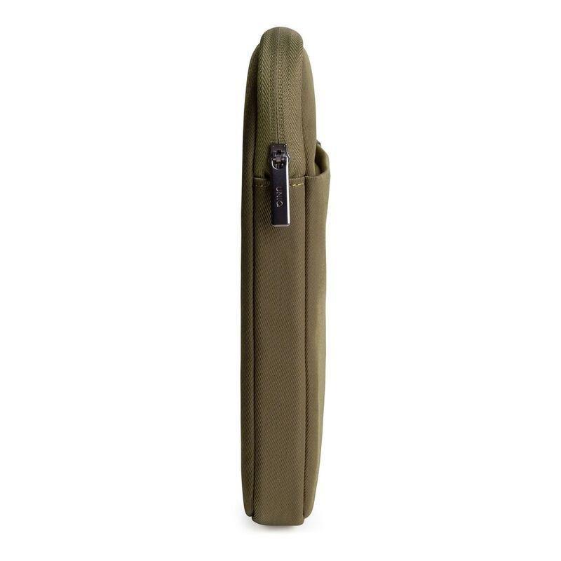 Uniq Bergen Protective Nylon Laptop Sleeve up to 14-Inch - Olive Green, , large image number 2