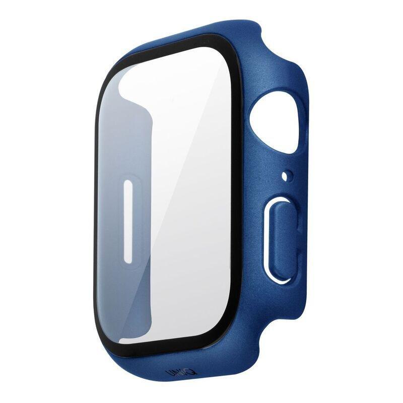Uniq Legion Case with 9H Tempered Glass Screen Protection for Apple Watch 45mm - Cobalt, , large image number 0
