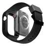 null - Uniq Monos 2-in-1 Strap with Hybrid Case for Apple Watch 45/44mm - Midnight Black