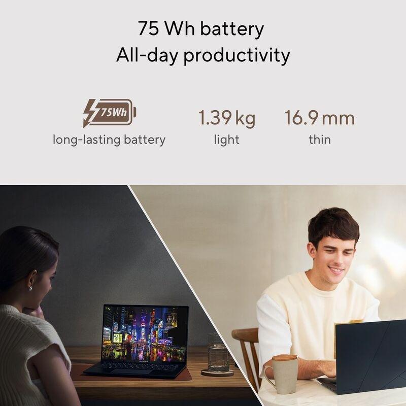 ASUS Zenbook 14 OLED UX3402ZA-OLED1P5W Slim Laptop Intel Core i5-1240P/8GB/512GB SSD/Intel Iris Xe Graphics /14.0-inch 2.8K (2880x1800) OLED/90Hz/W..., , large image number 5