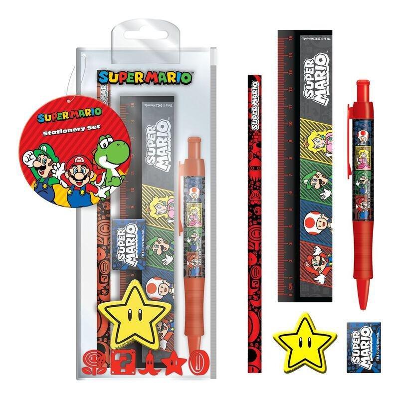 Super Mario Colour Stationary Set (Set of 4), , large image number 0