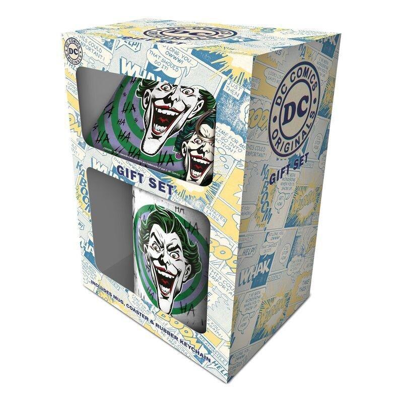 Hole In The Wall Dc Originals Joker Mug Coaster & Keychain Gift Set 300ml, , large image number 0
