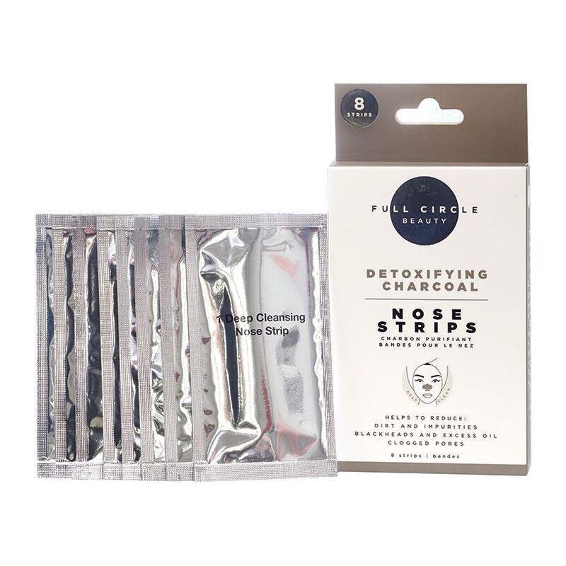 Full Circle Beauty Detoxifying Charcoal Nose Strips (Pack of 8), , large image number 0