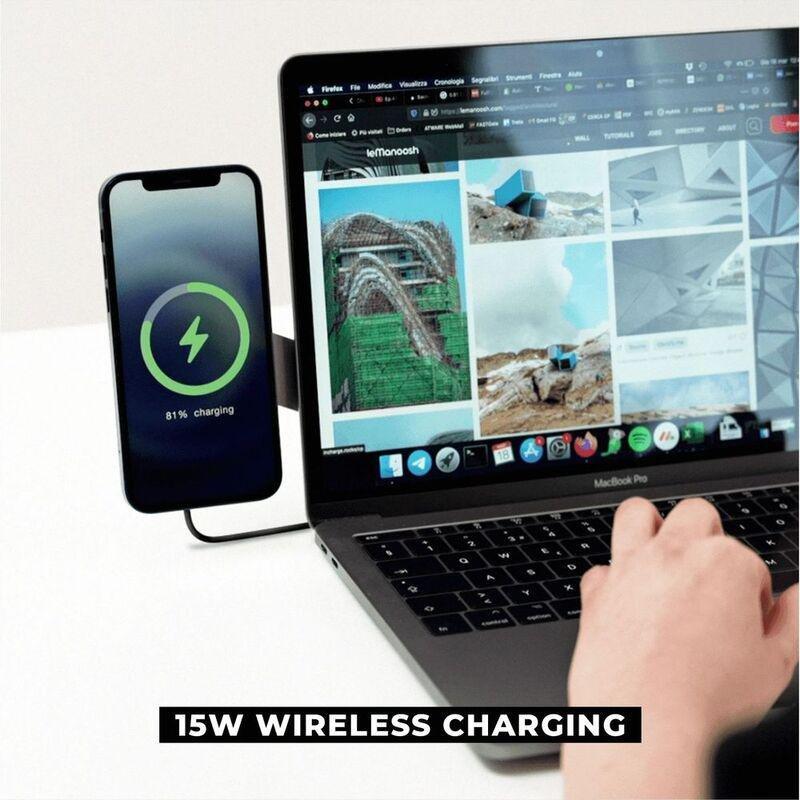Rolling Square EDGE Full Kit phone & tablet mount for laptop - Basalt Grey, , large image number 6