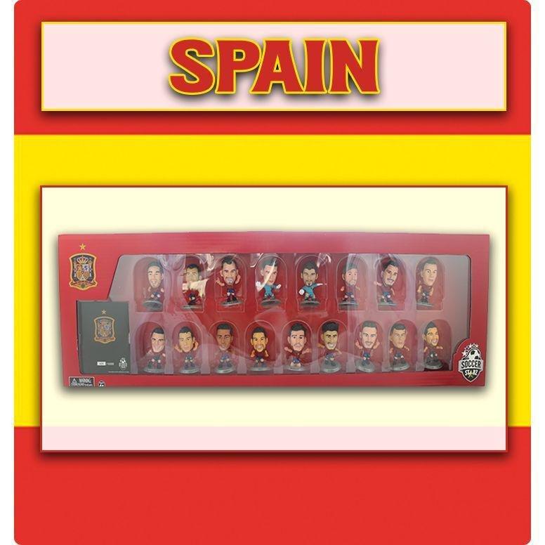 Soccerstarz Spain Team Pack Collectible 2-Inch Figures - 2020 Version (Pack Of 17), , large image number 0