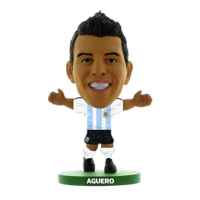 Soccerstarz Argentina Sergio Aguero Home Kit Collectible 2-Inch Figure, , large image number 0