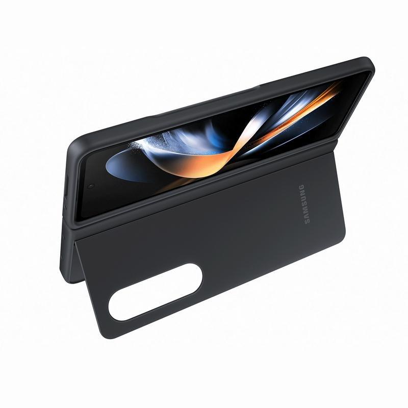 Samsung Galaxy Fold 4 Slim Standing Cover - Black, , large image number 1