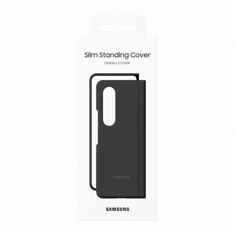 Samsung Galaxy Fold 4 Slim Standing Cover - Black, , large image number 3