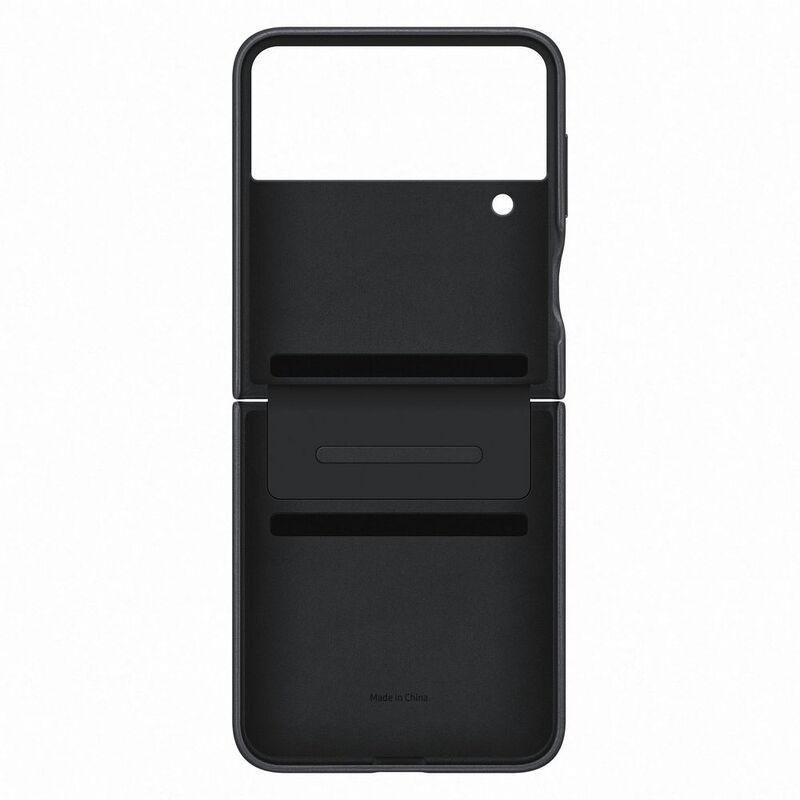 Samsung Galaxy Flip4 Flap Leather Cover - Black, , large image number 5