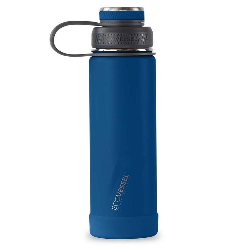 Ecovessel Night Navy Boulder Water Bottle 591ml Blue, , large image number 0
