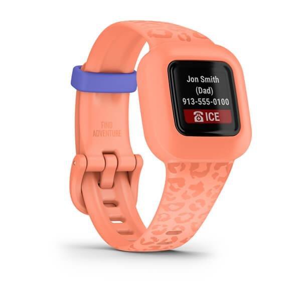 Garmin Vivofit Jr3 Kids Fitness Tracker - Peach, , medium