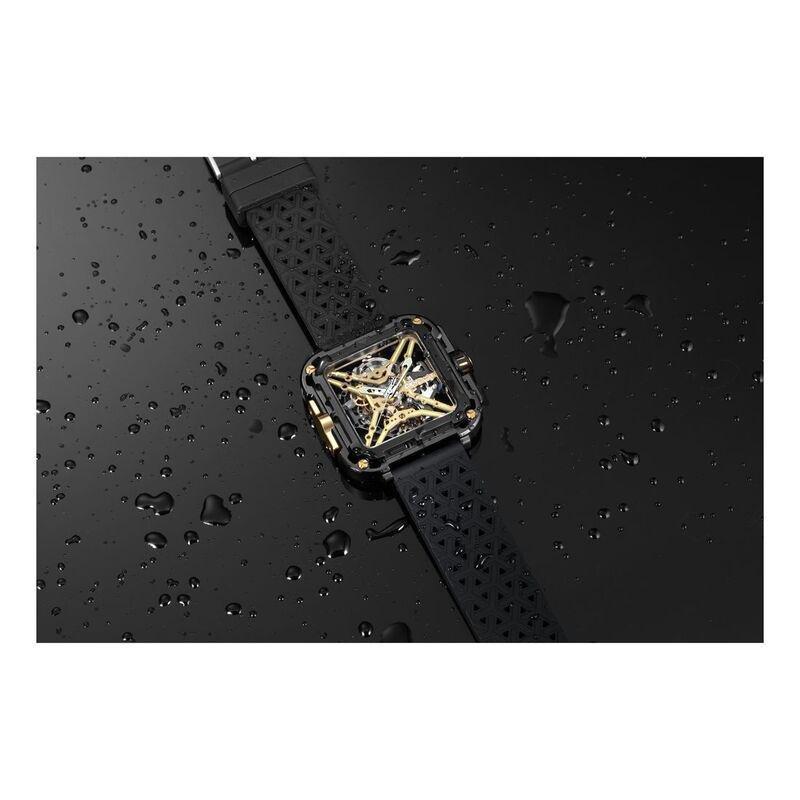 Ciga Design X Series Great Ape Titanium Coating Hollow Design Wrist Watch - Black & Gold, , large image number 6