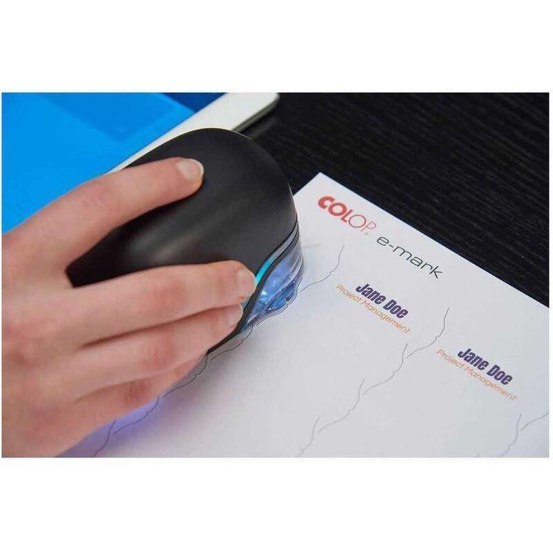 Colop E-Mark Plus Mobile Printer (UK Power Plug) - Black, , large image number 1
