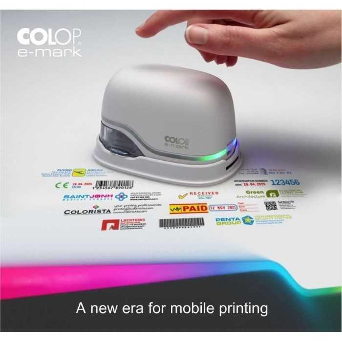 Colop E-Mark Plus Mobile Printer (UK Power Plug) - Black, , large image number 2