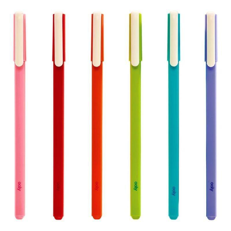 Ooly Fine Line Colored Gel Pens (Set of 6), , large image number 2