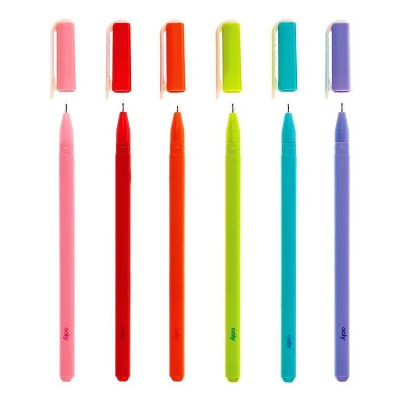 Ooly Fine Line Colored Gel Pens (Set of 6), , large image number 3