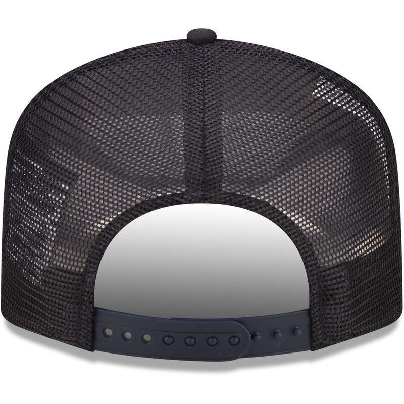 New Era Postcard Front Patch Men's Trucker Cap - Navy, , large image number 3