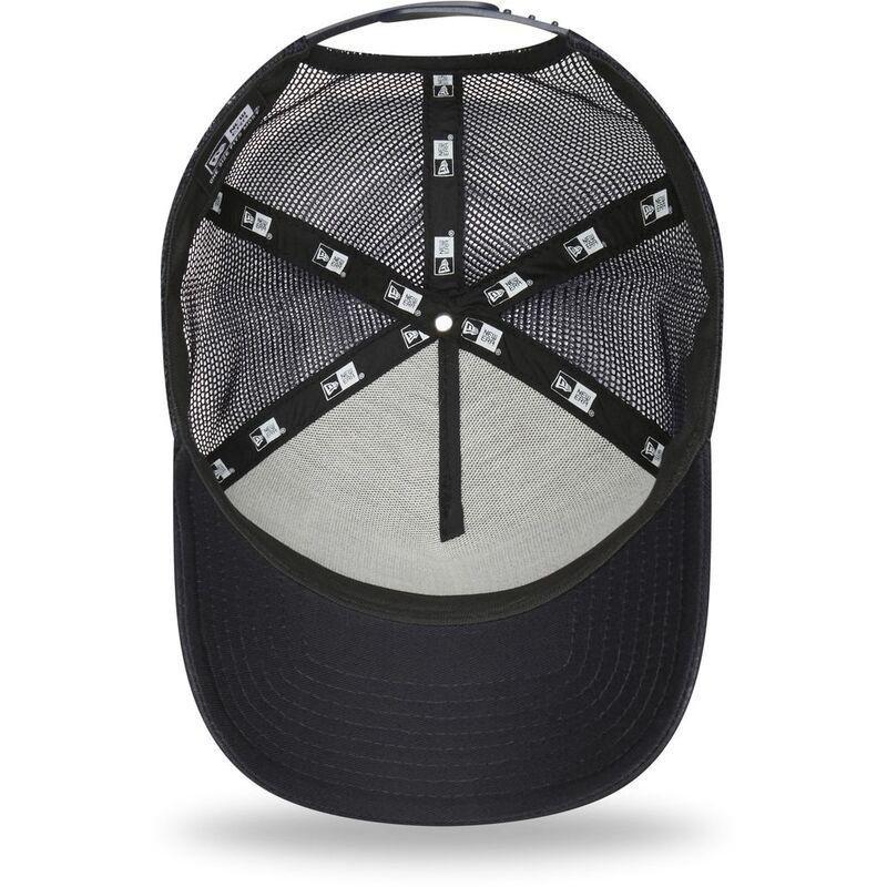 New Era Postcard Front Patch Men's Trucker Cap - Navy, , large image number 5