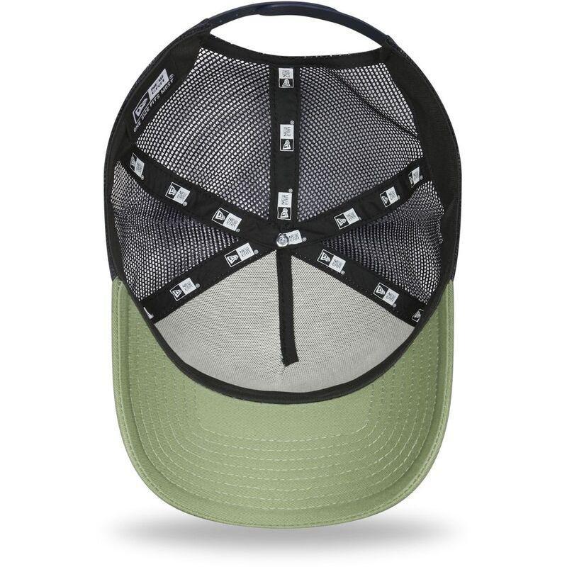 New Era Postcard Front Patch Men's Trucker Cap - Green Med, , large image number 5