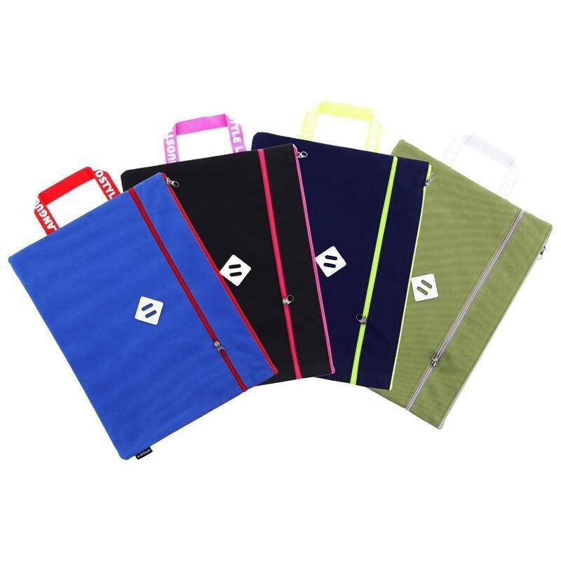 LANGUO - Languo Color Handle Two Layer File Pouch