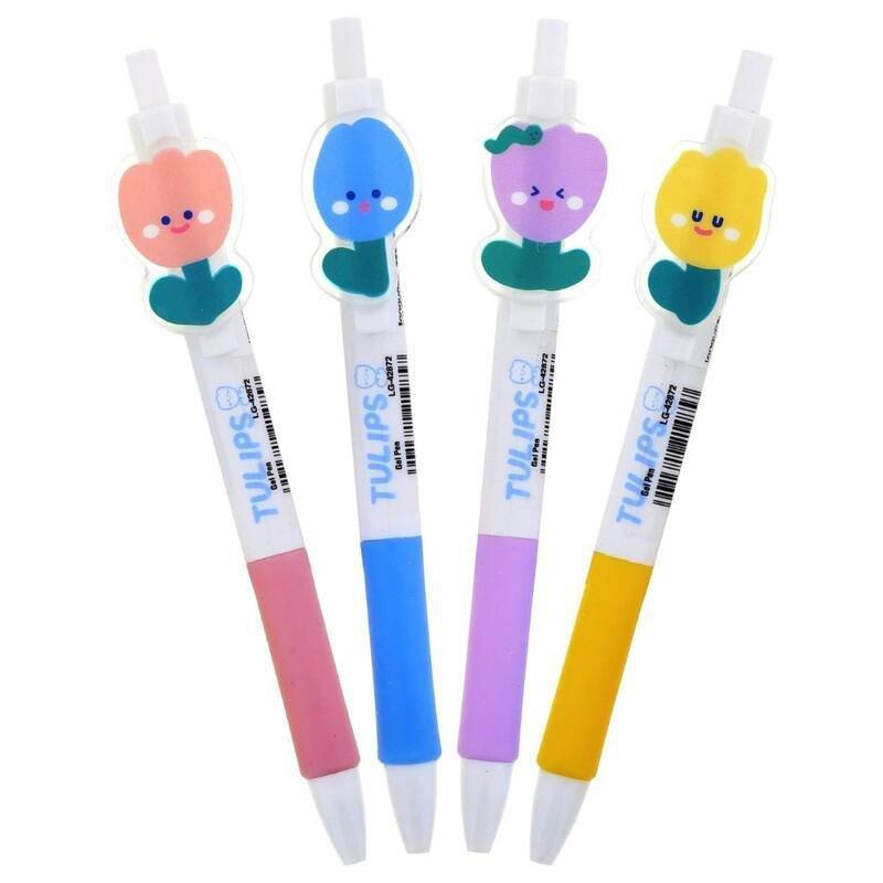 Languo Tulip Shape Press Gel Pen (Assortment - Includes 1 Pen), , large image number 0