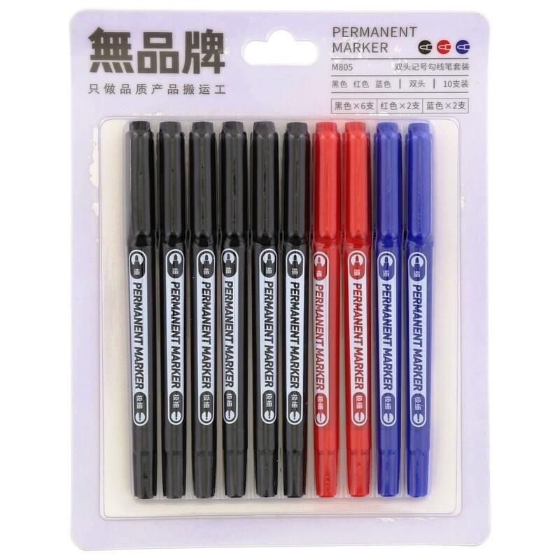 Languo Small Barrel Marker Pens (Set of 10), , large image number 0