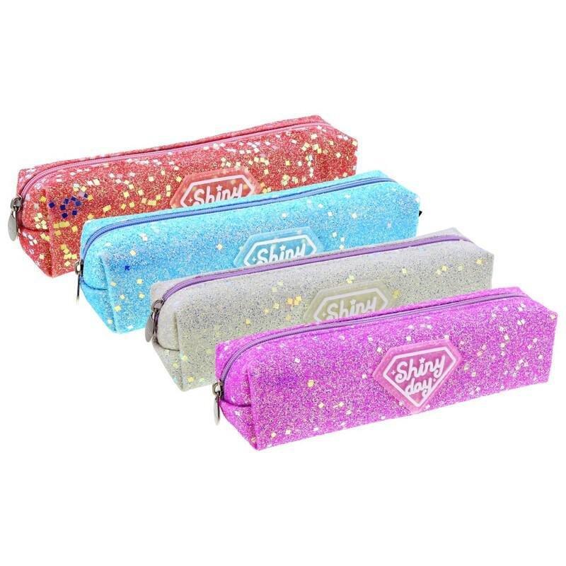 Languo Shiny Diamond Square Pencil Case, , large image number 0