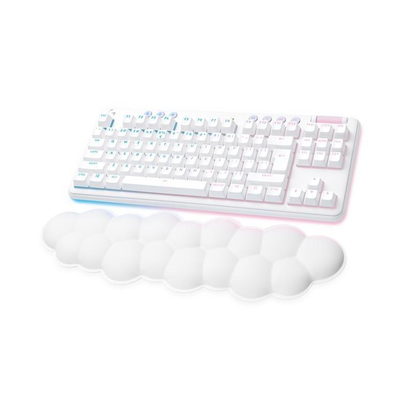 LOGITECH G - Logitech G 920-010465 G715 Wireless TKL Gaming Keyboard - Tactile Switch (US International) - Off White