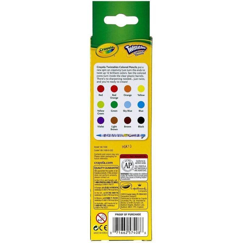 Crayola Twistables Colored Pencils (Set of 12), , medium