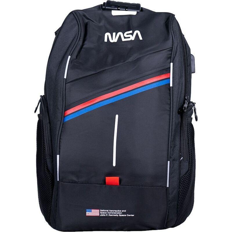 NASA Backpack with USB /Headphones Access Slot and Inner / Laptop Pockets, , large image number 0