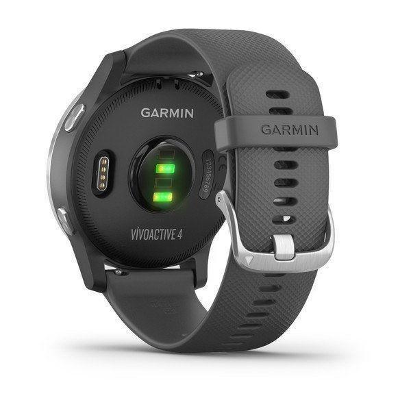 GARMIN - Garmin vivoactive 4 45mm Shadow Grey/Silver GPS Smartwatch