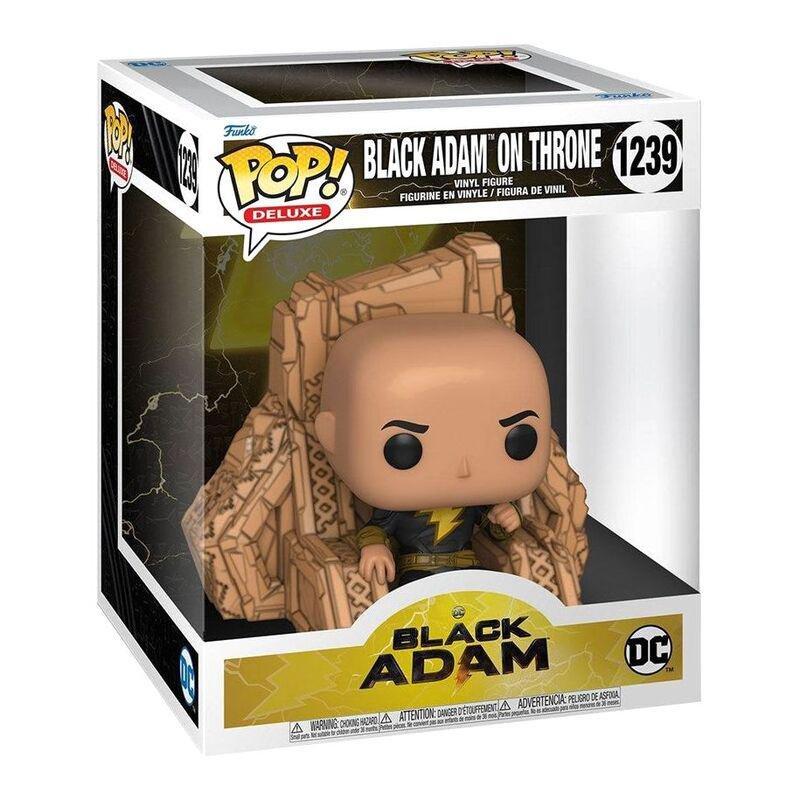 Funko Pop Deluxe Movies DC Black Adam On Throne 5-Inch Vinyl Figure, , large image number 1
