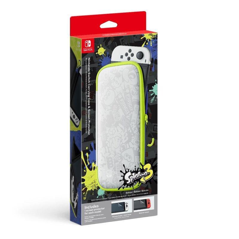 Nintendo Switch Carrying Case & Screen Protector - Splatoon 3 Edition, , large image number 0