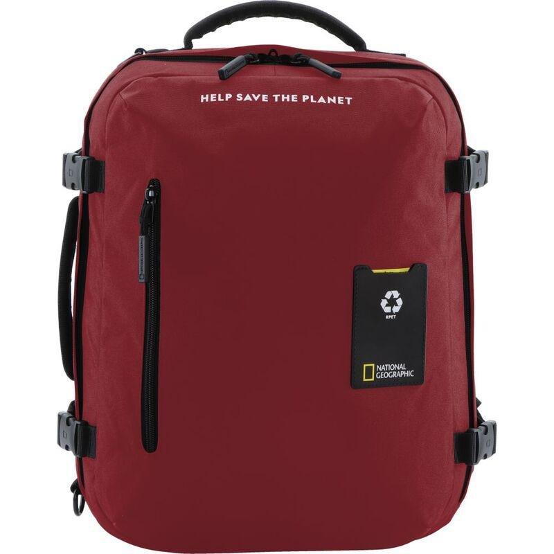 National Geographic Ocean Rpet 3 Way 42Cm Small Backpack Red 23.4 Ltrs, , large image number 0