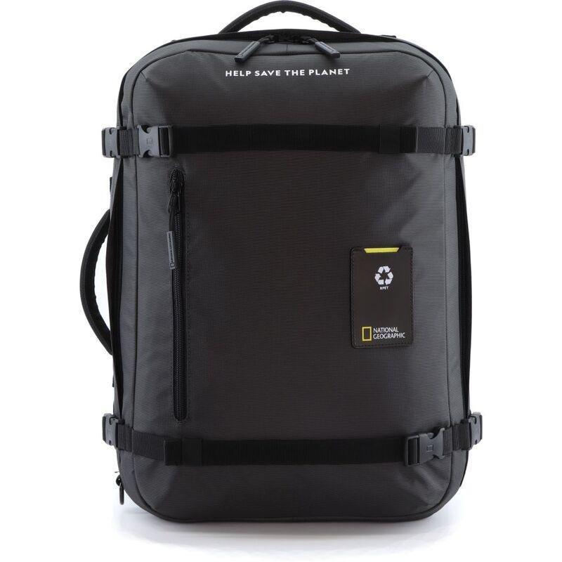 National Geographic Ocean Rpet 3 Way 50Cm Medium Backpack Black 29.7 Ltrs, , medium